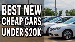 best cheap new cars under $20,000