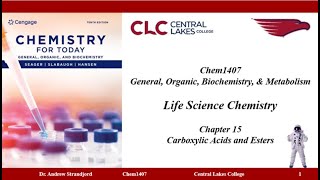 Chem1407 Lecture Notes Chapter 15