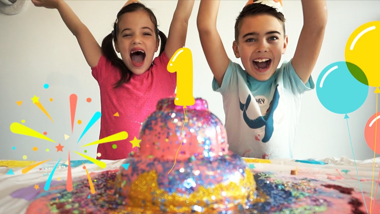 Een SLIJMTAART maken🎂 | KidsToys