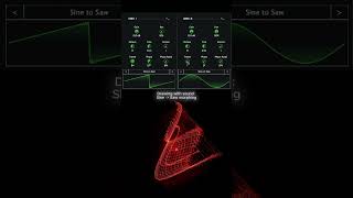 Drawing with sine saw waves and *in between waves*