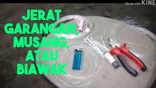 Tutorial cara membuat jebakan biawak/garangan