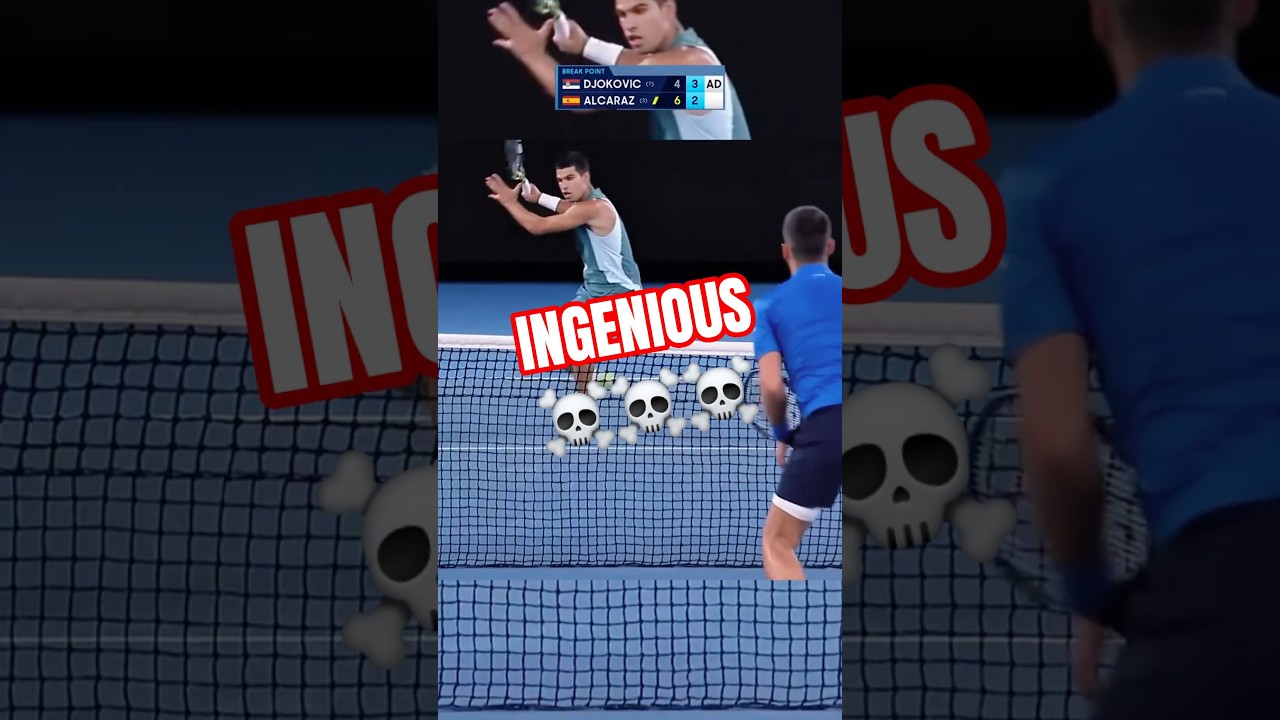 The closely contested score ended with a skillful drop shot and decisive finish by Alcaraz Carlos