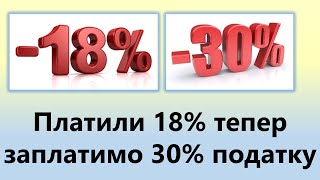Платили 18% - Тепер Заплатимо 30% Податку | Українцям Піднімуть Податки
