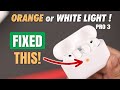 How to Fix AirPods Pro 3 Flashing Orange Or White Light!