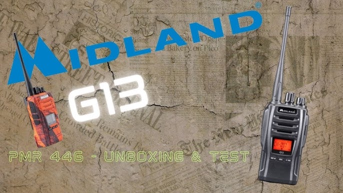 Prova Radio Pmr 446 Midland G13 e G9 PRO #shorts 