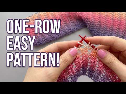 Stop Knitting Complex Lace Charts — This Is Just ONE Row - YouTube