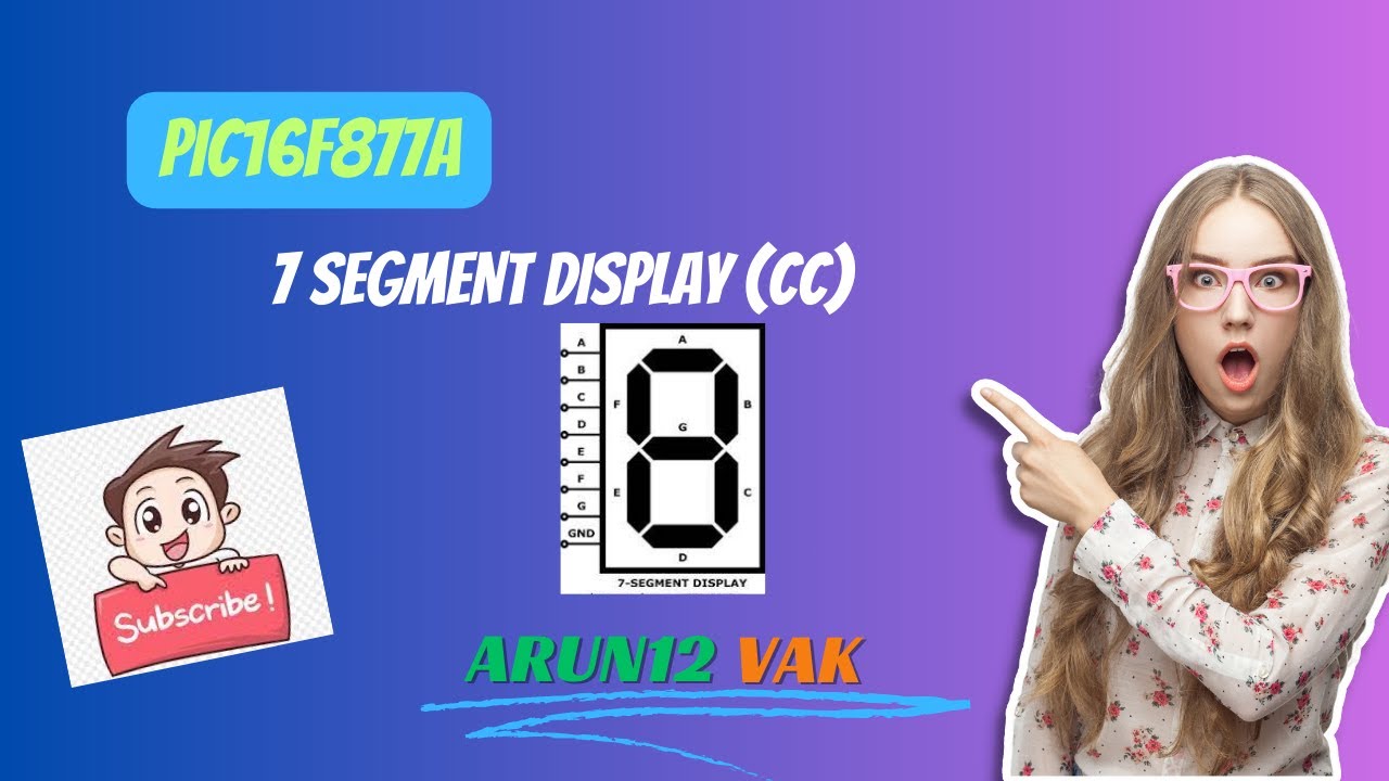 Interfacing Common Cathode 7 segment Display (1 Digit) with PIC16F877A ...
