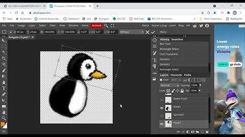 Using PhotoPea to make Sprites
