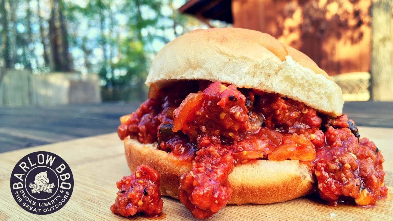 Smoked Sloppy Joes Recipe with Bourbon Homemade Sloppy Joe Sauce