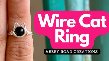 Wire Cat Ring Tutorial - How to Wire Wrap