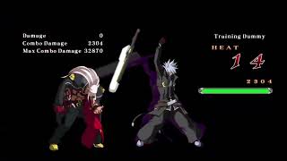Ragna dust loop in to astral finish combo 