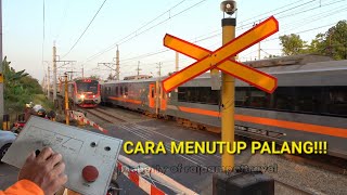 Unik \u0026 Ruwet!!! Perlintasan Kereta Api Jpl 283 Krapyak Klaten. 4 Palang