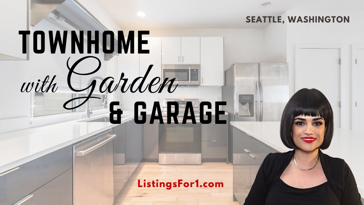 Townhouse Home with Garden & Garage – Seattle, WA