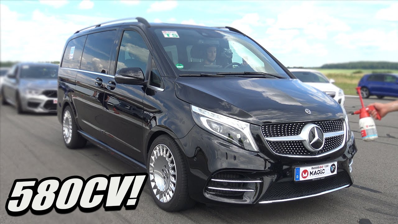 MERCEDES V-CLASS SWAP V8 BITURBO COM 580 CV! QUE ESTUPIDEZ!