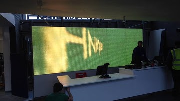 Large fadecandy led wall