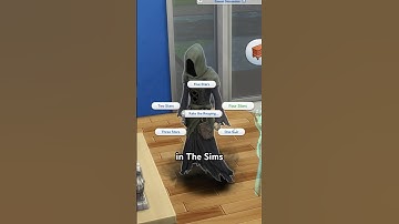 You can RATE the Grim Reaper in The Sims 4?? #sims #sims4