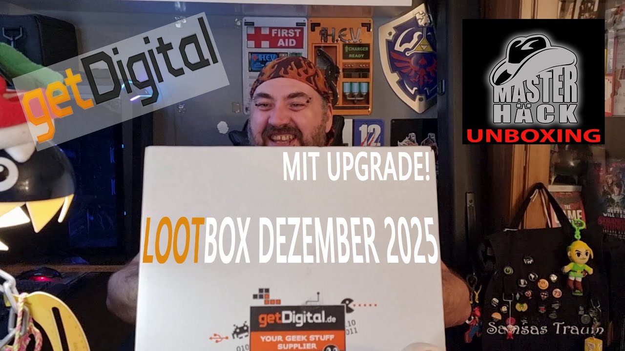 Unboxing: Lootbox von GetDigital.de mit Upgrade Dezember 2025