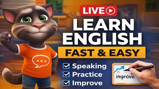 Talking Tom LIVE 🔴 Learn English Daily#live #gaming #livegaming #livestream screenshot 3
