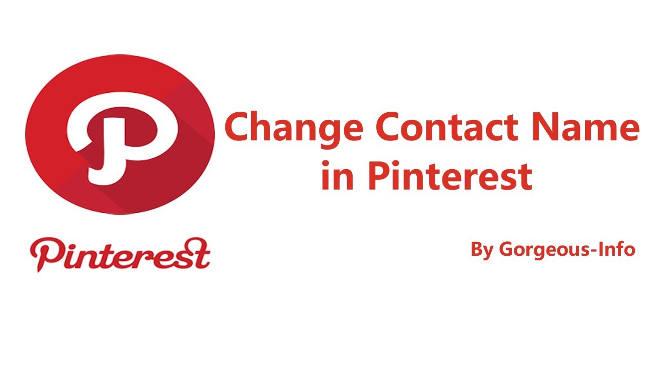 How to Change Contact Name in Pinterest Profile