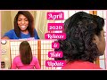 Relaxer &amp; Hair Update April 2020