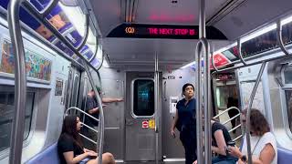 96 St-2 Av bound R160 (Q) Train @ Lexington Av/63 St