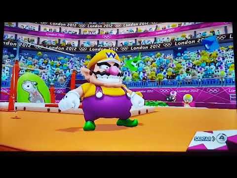 Mario Sonic London 2012 Uneven Bars 25 Yoshi Vs Wario Vs Waluigi Dr Eggman Fails