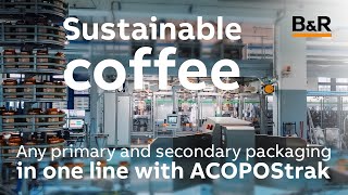 High-speed packaging lines for coffee packaging by Goglio – automated by B&R