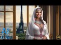 4k ai art lookbook  ai girl  arab classic charm with eiffel tower