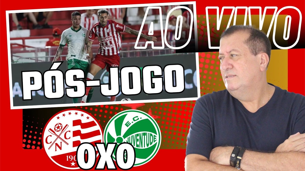 NAUTICO 0X0 JUVENTUDE - PÓS-JOGO AO VIVO - SÉRIE B! 