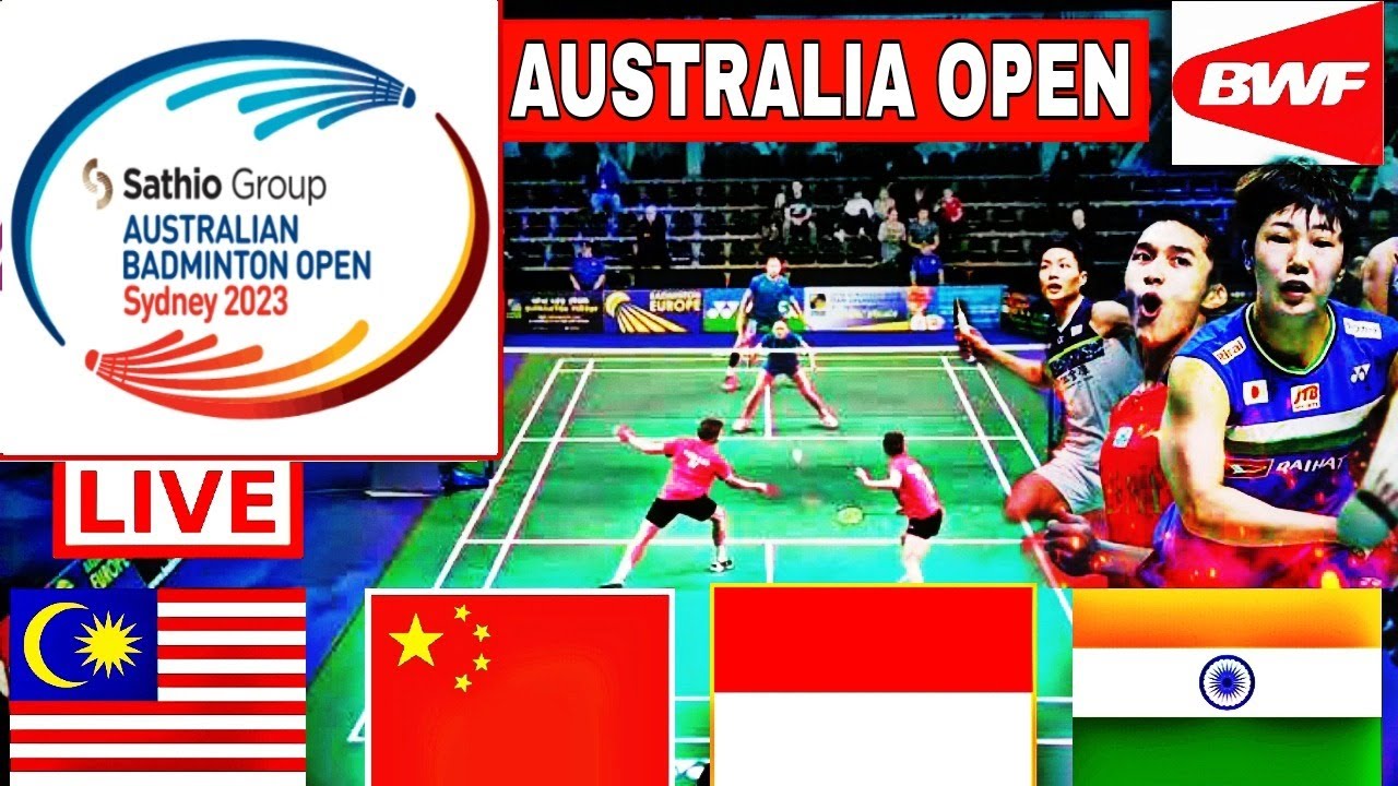 Australian Open Live 2023 R16 day-3 All Court Live Badminton Australia Open