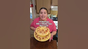 Easy Deviled Eggs 🥚 #DeviledEggs #Hack #EasyRecipe