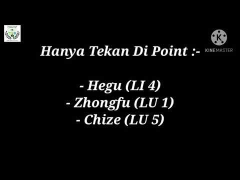 RAWATAN DIRI SENDIRI DENGAN KAEDAH AKUPRESUR (MASALAH SEMBELIT & PERNAFASAN).