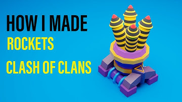 Rockets Clash of Clans modelling in Blender Tutorial