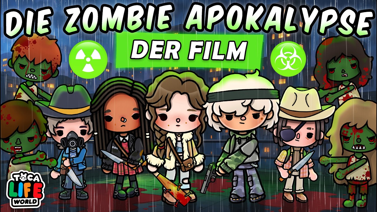 🎥 DER HORRO FILM 🧟‍♂️ DIE ZOMBIE APOKALYPSE 🔪 EXTRA LANGE DEUTSCHE TOCA BOCA GESCHICHTE *alle parts