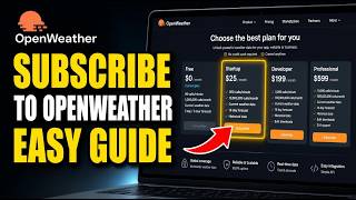 How to subscribe to OpenWeather for weather features in apps - Easy Tutorial screenshot 1