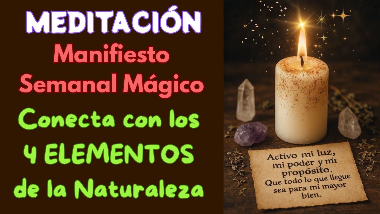 MEDITACIÓN guiada: Conecta con los 4 ELEMENTOS de la Naturaleza en un ...