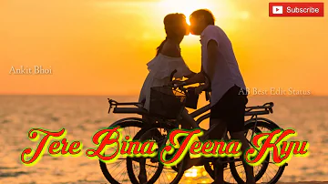 Tere bina jeena kya || emotional status || Heart touching status || Sad status || love status