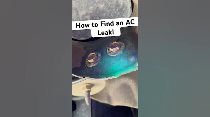 How to check for an AC Leak - mechanic style #shorts #mechanic #fyp #diy #automobile