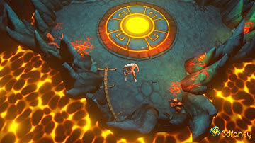 Fantasy Cave Demon in UE4 - TopDown ♥ Hand Painted 3D for Your Game ♥