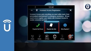 Register for Uconnect® Access | Uconnect® 8.4A and 8.4AN Systems