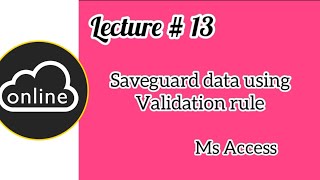 Lecture 13 Save guard date using validation rule