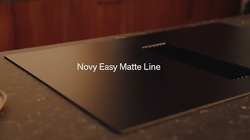 Novy Easy 80 Matte Line | Stylish matte induction hob with integrated extraction