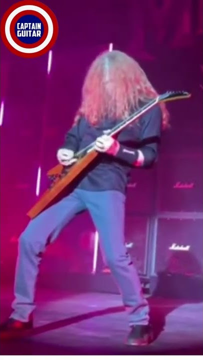 Dave Mustaine - Megadeth - Conquer or Die! - Guitar Riff & Solo #shorts #guitarsolo
