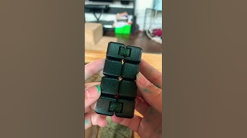I got a 3d printed infinity cube yesterday #fidget #infinitycube