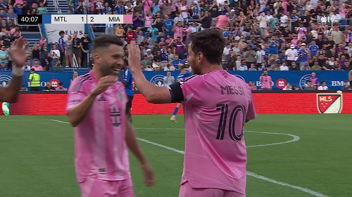 MESSI IS BACK! Banger Goal in Return to MLS