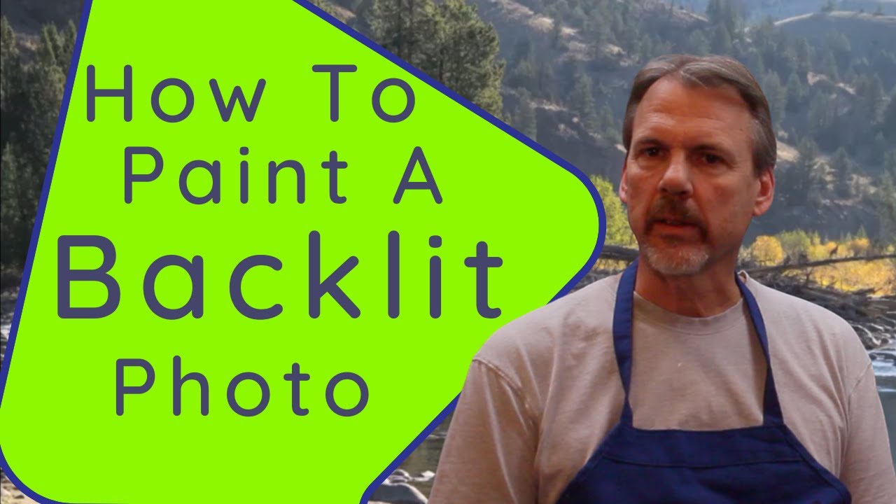 Painting A Backlit Landscape - YouTube