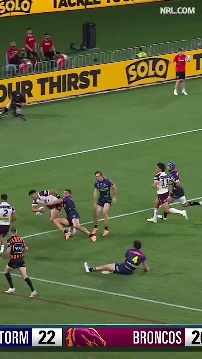 Gehamat Shibasaki Tries in Melbourne Storm vs Brisbane Broncos
