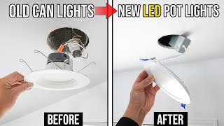 How To Install Pot Lights In Kitchen Ceiling | Easy DIY For Beginners!