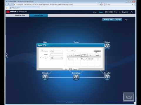 Huawei SDN IP RANL3VPNデモ