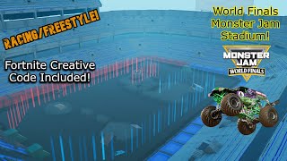 I made a Monster Jam Stadium in Fortnite Creative!